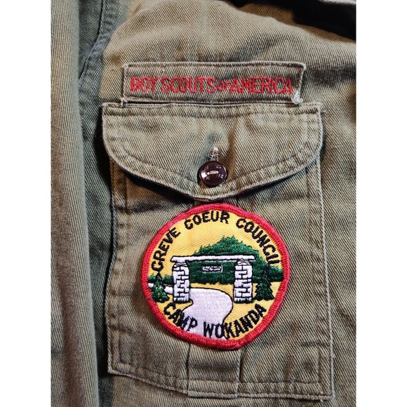 Cub Scout BSA [Lot‎ of 2] Boy's Uniform Shirts Youth 1076 - Picture 9 of 14